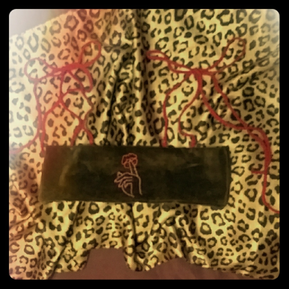 TABULA RISSA. Velvet bandeau top